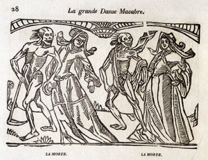 Totentanz - Gravur von Unknown artist