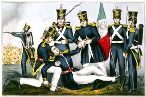 Tod von Colonel Clay, Schlacht von Buena Vista im Jahr 1847, Mexikanischer Krieg