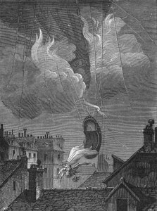 Tod von Madame Blanchard (ihr Ballon)