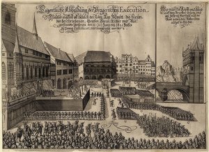 Die Hinrichtung der böhmischen Rebellen auf dem Prager Altstädter Ring