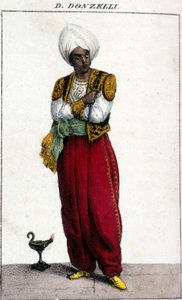 Domenico Donzelli (1790 - 1873), italienischer Tenor, dargestellt in Otello von Gioacchino Rossini. La Scala von Unknown artist