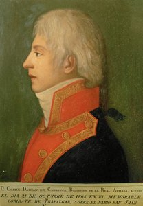 Don Cosme Damian de Churruca, Brigadegeneral der königlichen spanischen Armada