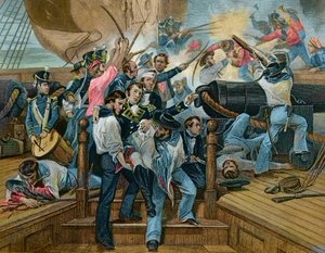 Gib das Schiff nicht auf - Anglo-Amerikanischer Krieg, die Vereinigten Staaten von Unknown artist