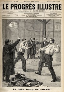 Dreyfus-Affäre: Das Duell zwischen Oberstleutnant Georges Picquart (1854-1914) und Hubert Henry (1846-1898)