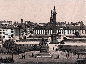 Edinburgh, Schottland: Blick auf den George Square in Edinburgh. in „Die Welt illustriert 168 Ansichten“. Undatiert (spätes 19. Jahrhundert) von Unknown artist