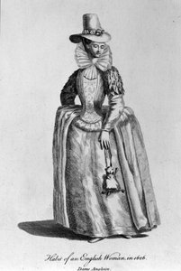Englische Frau von 1626