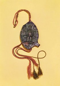 Episkopalsiegel von Anthony Beck, Bischof von Durham (gest. 1310), ca. 1284
