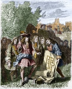 Gründung des Invalidendoms durch König Ludwig XIV. im Jahr 1670 von Unknown artist