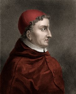 Francisco Jimenez de Cisneros (Gonzalo Jimenez de Cisneros) (1436-1517) Kardinal, religiöser Reformer und spanischer Staatsmann - Stich aus dem 19. Jahrhundert von Unknown artist
