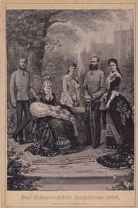 Franz Joseph I. und Elisabeth von Österreich und ihre kaiserliche Familie
