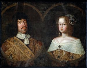Friedrich III. von Dänemark und seine Frau Sofia Amalia von Braunschweig-Lüneburg, ca. 1643