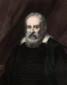 Galileo Galilei (Galilei) 1564-1642 - Gravur - 19. Jahrhundert von Unknown artist