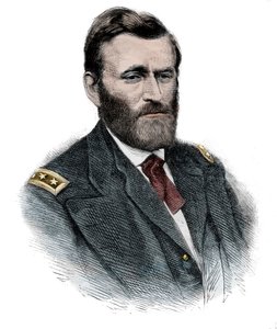 General Grant - Porträt des Nordstaaten-Generals Ulysses Simpson Grant (1822-1885) von Unknown artist