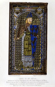 Geoffroy Plantagenêt - Emaille von Unknown artist