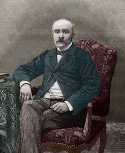 Georges Clemenceau (1841-1929), französischer Politiker im Jahr 1885. von Unknown artist