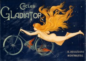 Gladiator-Fahrräder, ca. 1905, Werbeplakat, Paris, Frankreich, 20. Jahrhundert