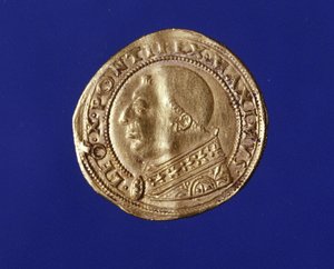 Goldener Dukat von Leo X (1475 - 1521) von Unknown artist