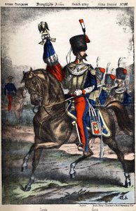 Leitfaden der französischen Armee (Gravur des 19. Jahrhunderts)