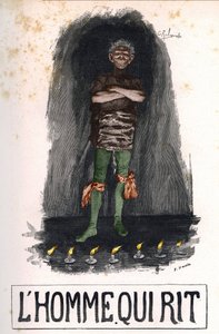 Gwynplaine, Umschlag von „Der lachende Mann“ von Unknown artist