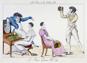Frisur - in „Le Bon Genre“, Anfang 19. Jahrhundert