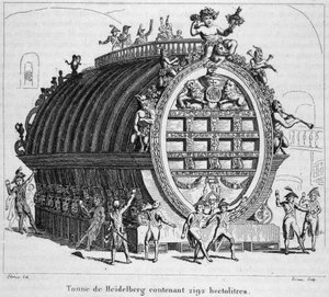 Heidelberger Fass mit 2192 Hektolitern