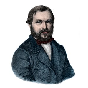 Heinrich Barth (1821-1865), deutscher Entdecker - Porträt von Henri (Heinrich) Barth, deutscher Reisender und Entdecker (1821-1865)