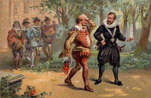 Heinrich IV, König von Frankreich und Heinrich von Lothringen, Herzog von Mayenne und Aiguillon (1578-1621) von Unknown artist
