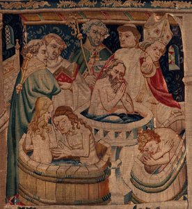 Geschichte von Saint Piat und Saint Eleuthère, Szene 7 (Detail)