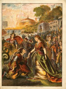 Illustration aus: „Die Schöne und das Biest“, ca. 1880