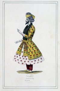 Indien: Mann aus Delhi - in „Die verschiedenen Völker der Erde“ von Pater Paul Jonhanneaud, Librairie des Bons livres von Unknown artist