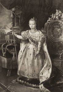 Isabella II. (1830-1904). Königin von Spanien (Gravur) von Unknown artist