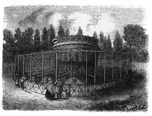 Jardin des Plantes in Paris im Jahr 1861: Fasanerie