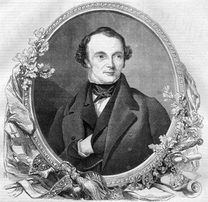 John Russell (1792-1878), britischer Politiker. Gravur von 1860 von Unknown artist