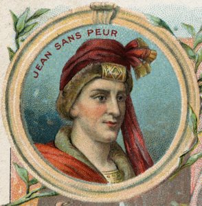 Johann Ohnefurcht (1371-1419), Herzog von Burgund. Chromolithographie Ende des 19. Jahrhunderts von Unknown artist