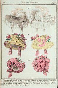 Journal des dames et des fashions, Pariser Kostüme