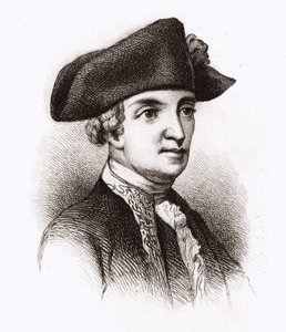 Ritter von Chastellux, Porträt von François Jean, Marquis von Chastellux (1734 - 1788), französischer Schriftsteller und Militär - Gravur 19. Jahrhundert. von Unknown artist