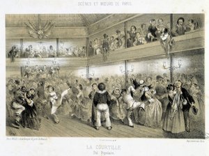 La Courtille: Volksball - 19. Jahrhundert