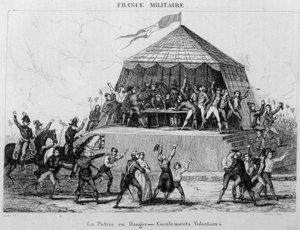 La Patrie en danger - Freiwillige Einschreibungen
