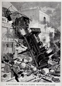 Der Unfall am Gare Montparnasse in Paris - in „Le Petite Journal“
