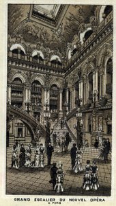 Große Treppe der neuen Oper (Opéra Garnier) in Paris