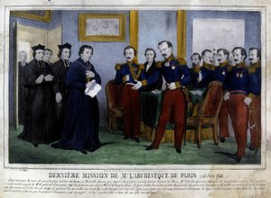 Letzte Mission des Erzbischofs von Paris (25. Juni 1848)