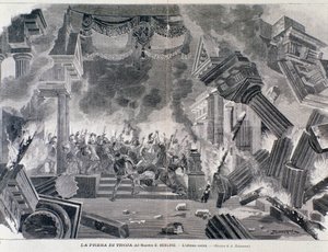 Letzte Szene der Oper Die Trojaner von Hector Berlioz von Unknown artist