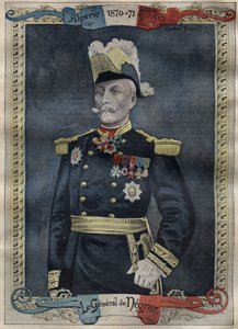 General Francois Oscar de Negrier 1839-1913 - Gravur in „Le-Pelerin“ von 1899 von Unknown artist
