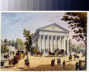 Das Sommertheater auf der Insel Kamenny in Sankt Petersburg (Album von Marie Taglioni)