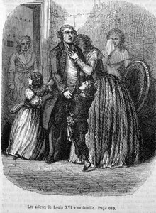 Die Fareeux von Ludwig XVI. an seine Familie (an Marie Antoinette und Ludwig XVII.)