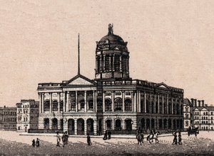 Liverpool, England: Ansicht des Rathauses. in „Die Welt illustriert 168 Ansichten“ Undatiert (spätes 19. Jahrhundert)