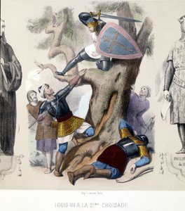 Ludwig VII. der Junge (1120/1180), Kapetinger während des 2. Kreuzzugs (1147/1149) von Unknown artist