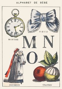 M N O: Uhr, Knoten, Krankenschwester, Orangen von Unknown artist
