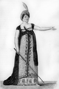 Mademoiselle Maillard als Armide in der Oper von Christoph Willibald Gluck (1714-1787). 19. Jahrhundert von Unknown artist