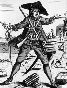 Mandrel Waffe zu Zähnen - Gravur von Unknown artist